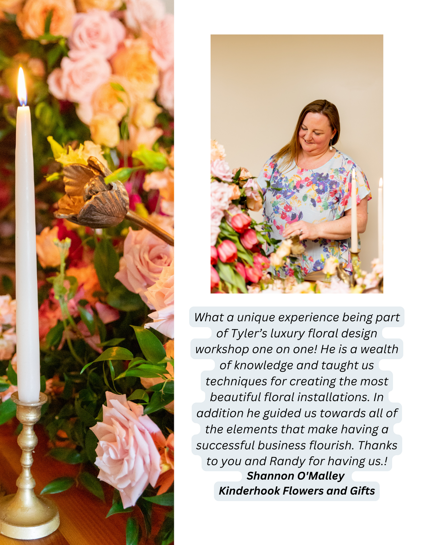 TK Floral Designs Mentorship Program- 3 Months Program