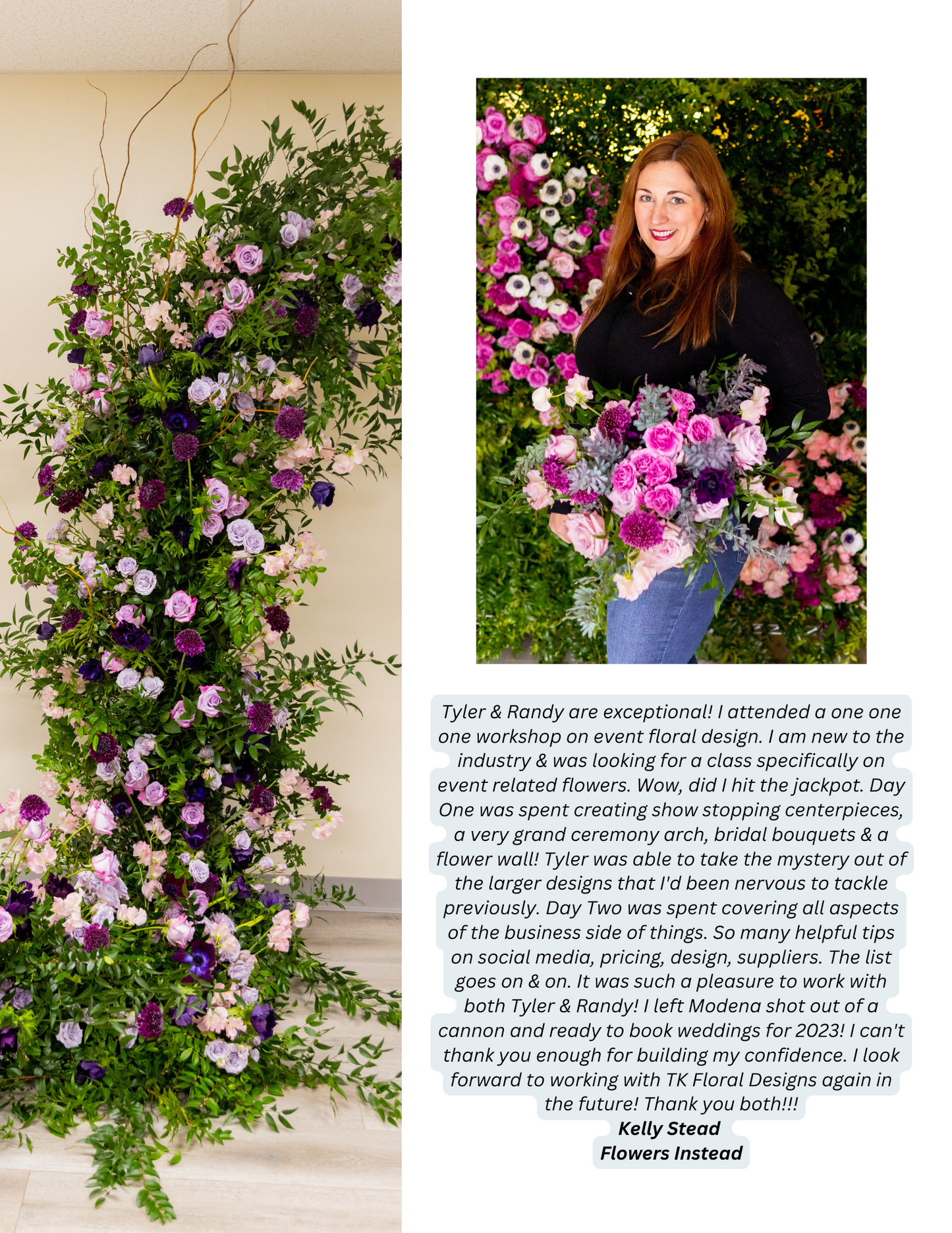 TK Floral Designs Mentorship Program- 3 Months Program