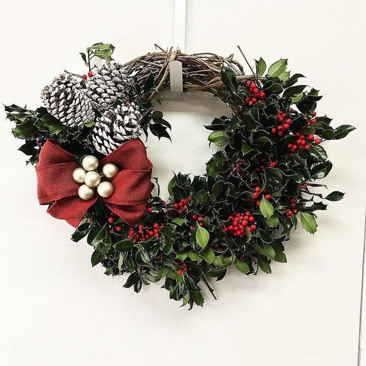 Deck the Halls Grapevine Wreath TK Floral Designs